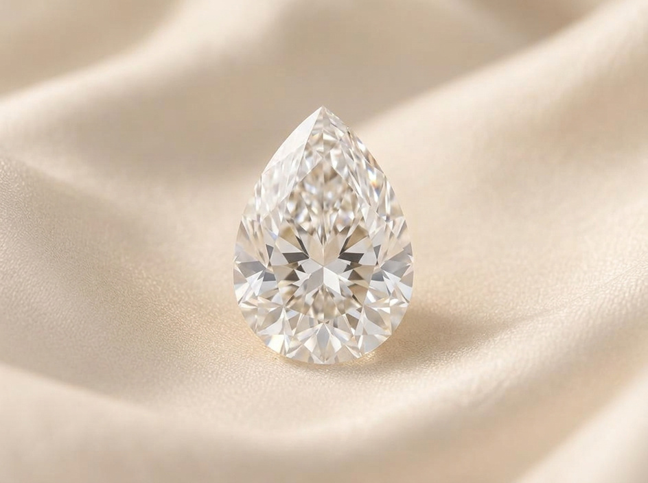 Pear diamond
